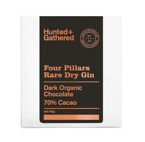 Hunted + Gathered Chocolate Bar: Four Pillars Gin