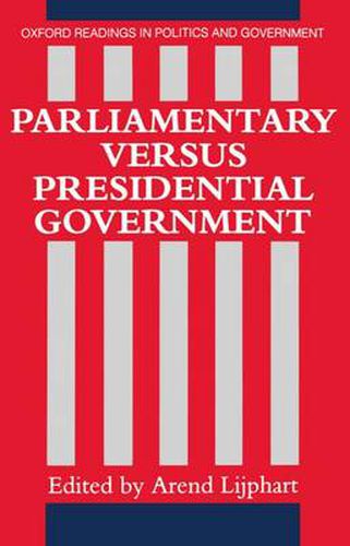 Cover image for Parliamentary Versus Presidential Government