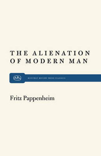 Cover image for Alienation of Modern Man