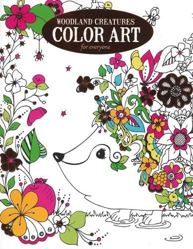 Cover image for Woodland Creatures Color Art for Everyone