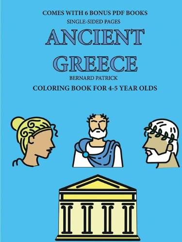 Cover image for Coloring Book for 4-5 Year Olds (Ancient Greece)