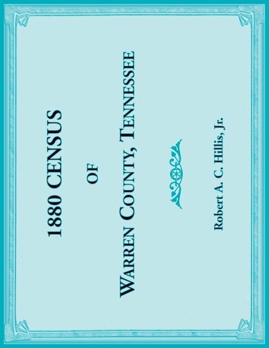 Cover image for 1880 Census of Warren County, Tennessee