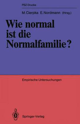 Cover image for Wie Normal ist die Normalfamilie?