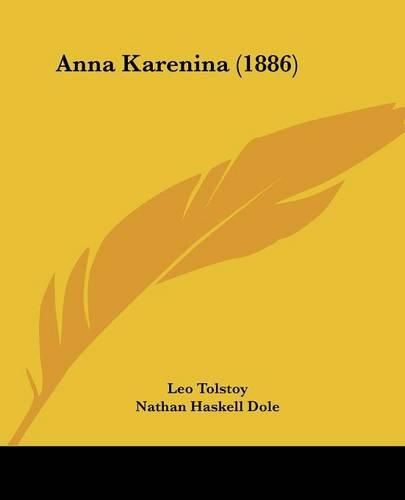 Cover image for Anna Karenina (1886)