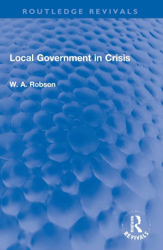 Cover image for Local Government in Crisis