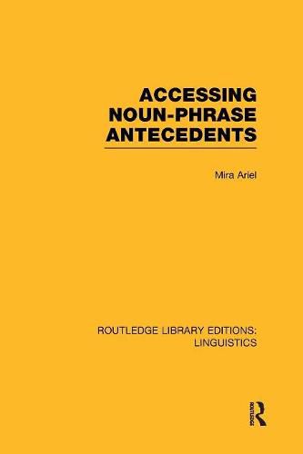 Cover image for Accessing Noun-Phrase Antecedents