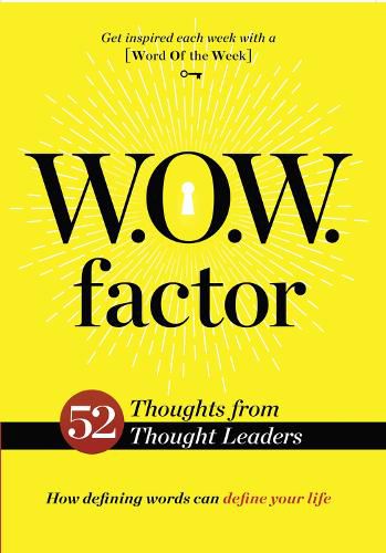 Cover image for W.O.W. Factor: How Defining Words Can Define Your Life