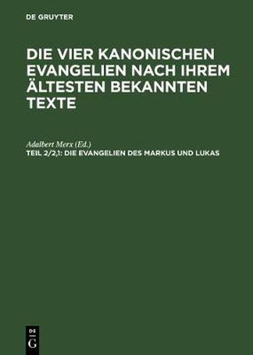 Cover image for Die Evangelien des Markus und Lukas