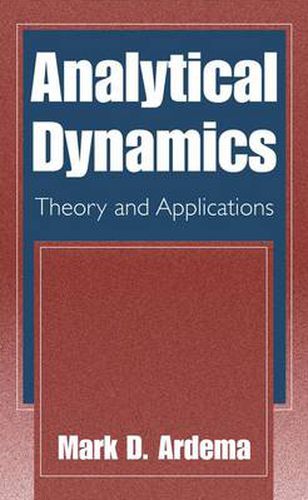 Cover image for Analytical Dynamics: Theory and Applications