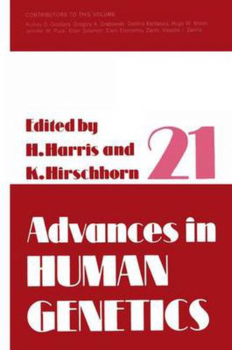 Cover image for Advances in Human Genetics 21