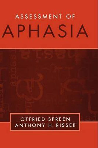 Cover image for Assessment of Aphasia