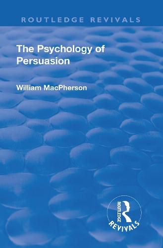 Cover image for Revival: The Psychology of Persuasion (1920)