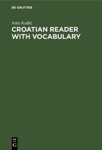 Cover image for Croatian Reader with Vocabulary