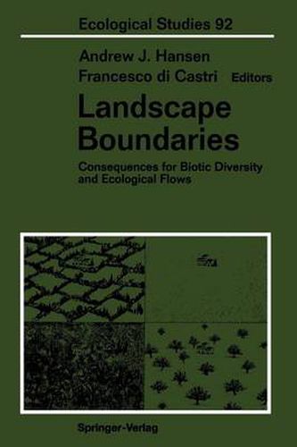 Cover image for Landscape Boundaries: Consequences for Biotic Diversity and Ecological Flows