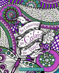 Cover image for Be Calm Adult Coloring Book