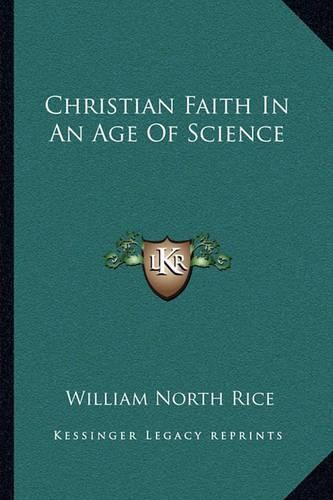 Cover image for Christian Faith in an Age of Science