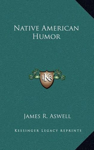 Cover image for Native American Humor