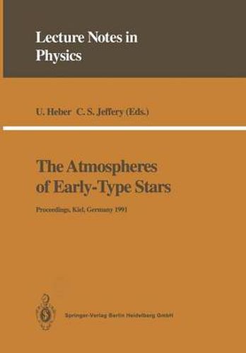 Cover image for The Atmospheres of Early-Type Stars