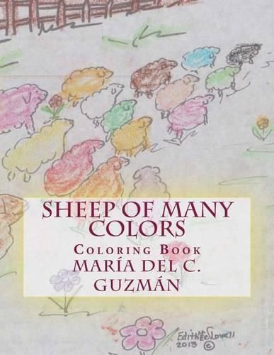 Cover image for Sheep of Many Colors: Coloring Book