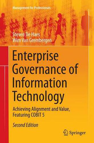 Cover image for Enterprise Governance of Information Technology: Achieving Alignment and Value, Featuring COBIT 5