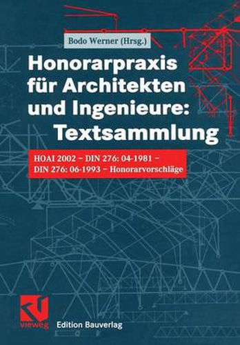 Cover image for Honorarpraxis fur Architekten und Ingenieure: Textsammlung