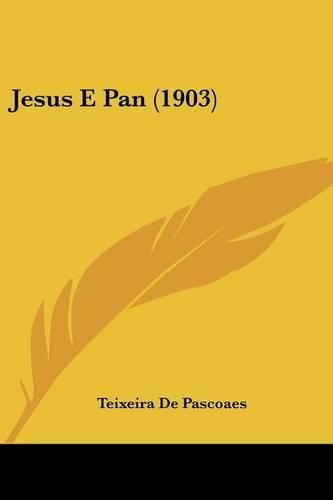 Cover image for Jesus E Pan (1903)