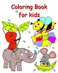 Cover image for Coloring Book for Kids