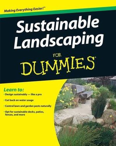 Cover image for Sustainable Landscaping For Dummies