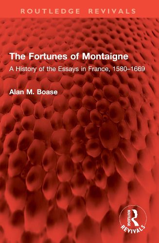 Cover image for The Fortunes of Montaigne