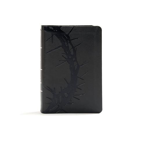 Cover image for KJV Large Print Compact Reference Bible, Charcoal LeatherTouch