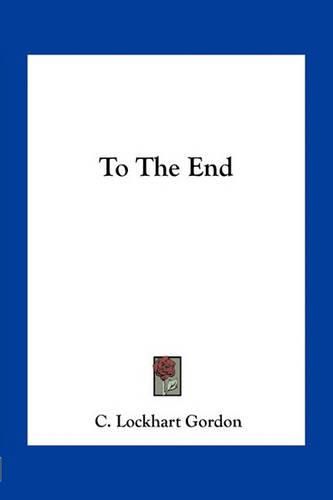 Cover image for To the End