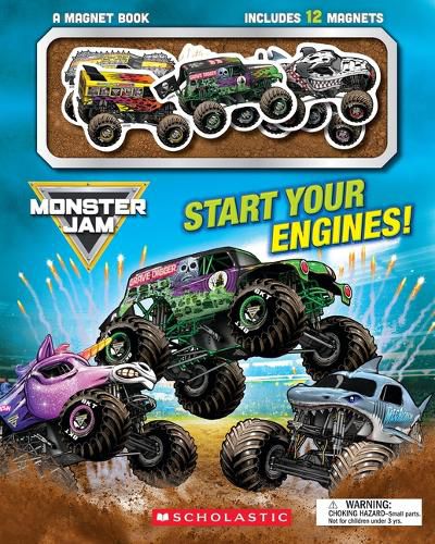 Cover image for Monster Jam: Start Your Engines! a Magnet Book