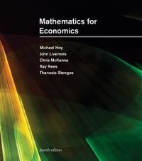 Cover image for Mathematics for Economics, fourth edition