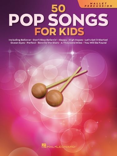 Cover image for 50 Pop Songs for Kids: For Mallet Percussion