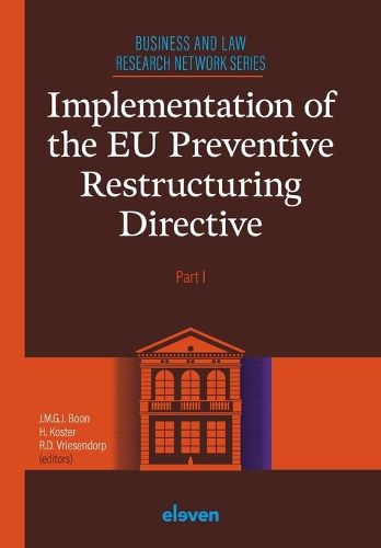 Cover image for Implementation of the EU Preventive Restructuring Directive - Part I