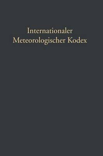 Cover image for Internationaler Meteorologischer Kodex