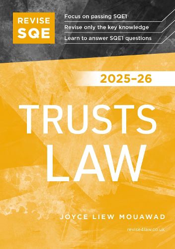 Cover image for Revise SQE Trusts Law 2025/26