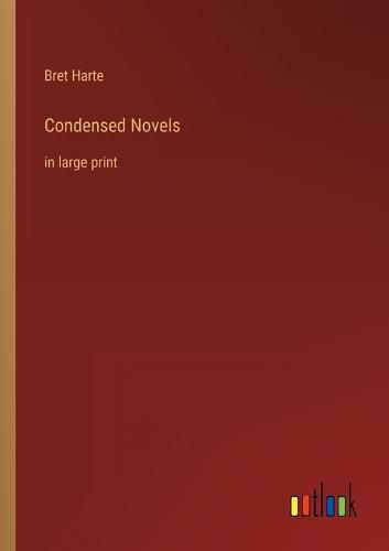 Cover image for Condensed Novels
