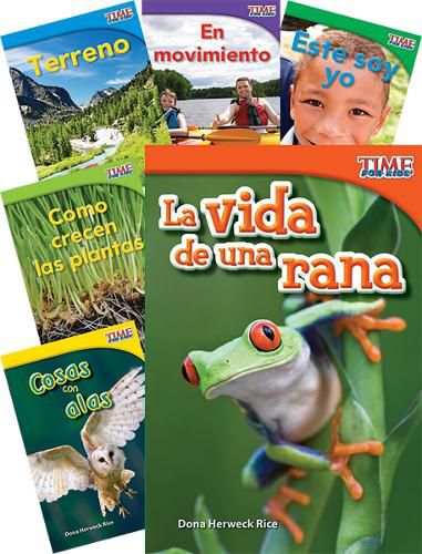 Cover image for Time for Kids Informational Text Grade 1 Readers Spanish Set 1 10-Book Set (Time for Kids Nonfiction Readers)