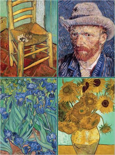 Cover image for Set of Four Magnetic Notepads: Van Gogh: A Collection of Handy Notepads with Easy Magnetic Fastening, Contained Within a Decorative Box