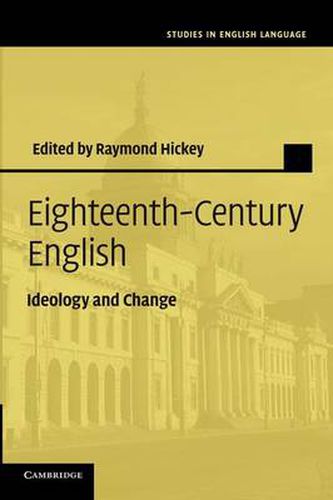 Cover image for Eighteenth-Century English: Ideology and Change