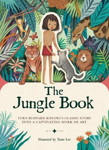 Cover image for Paperscapes: The Jungle Book: Turn Rudyard Kipling's classic story into a captivating work of art