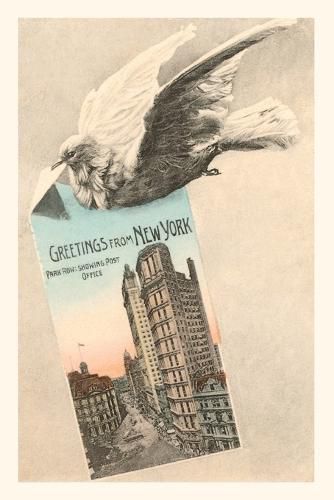 Cover image for Vintage Journal Greetings from New York City, Carrier Pigeon