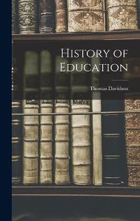 Cover image for History of Education