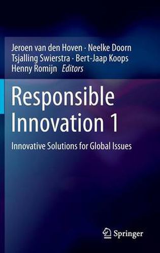 Cover image for Responsible Innovation 1: Innovative Solutions for Global Issues