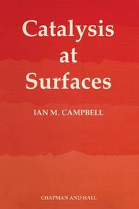 Cover image for Catalysis at Surfaces