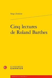 Cover image for Cinq Lectures de Roland Barthes