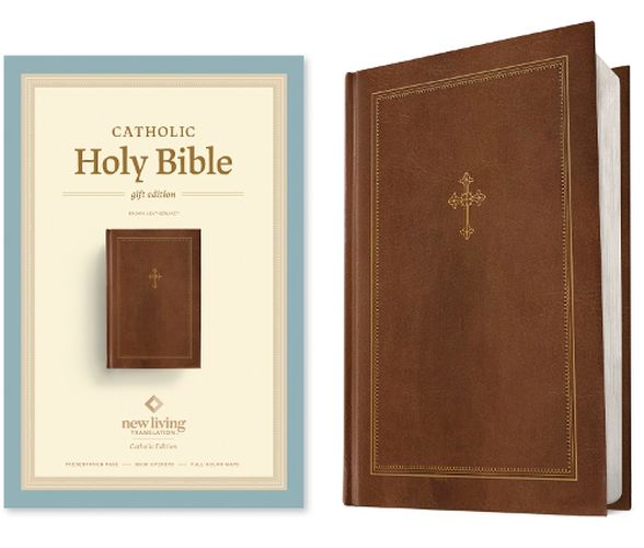 Cover image for NLT Catholic Holy Bible, Gift Edition (Hardcover Leatherlike)