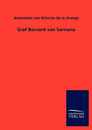 Cover image for Graf Bernard von Sarriano