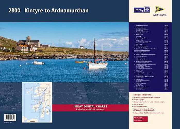 Cover image for Imray 2800 Chart Pack: Kintyre to Ardnamurchan Chart Pack